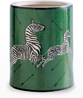 Zebra Green Ice Bucket