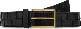 Maxi Intreccio Buckle Belt