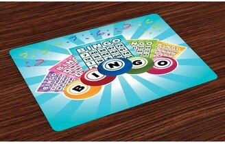 Bingo Place Mats, Set of 4