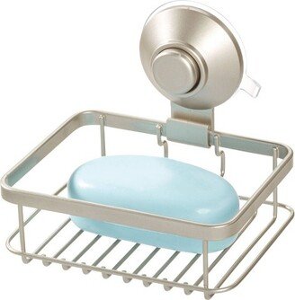 Everett Push Lock Suction Soap Dish Silver