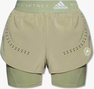 Two-layer Training Shorts - Green