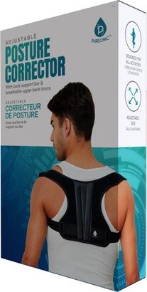 Adjustable Posture Corrector With Back Support Bar & Breathable Upper Back Brace