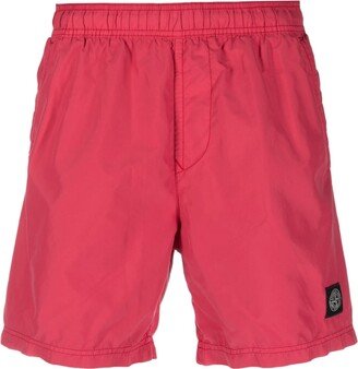 Logo-Patch Swim Shorts-AI