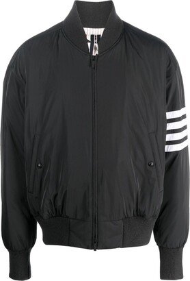 4-Bar Stripe bomber jacket-AB