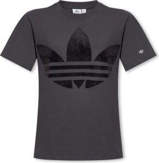T-shirt With Logo - Grey-AB