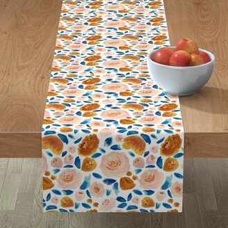 Table Runners: Indy Blooms - Multi Table Runner, 90X16, Multicolor