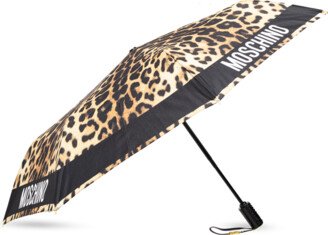 Umbrella With Logo Unisex - Brown-AC