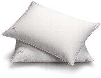 Pillow Gal White Goose Down Soft Density Stomach Sleeper Pillow With 100% Certified Rds Down, And Removable Pillow Protector, Se