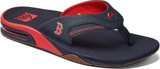 Women's Boston Red Sox Fanning Bottle Opener Sandals