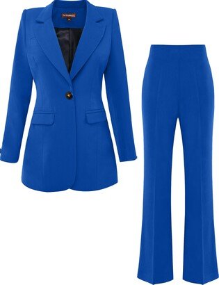 Tia Dorraine Royal Azure Classic Timeless Suit