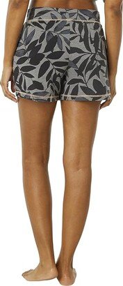 Papaya Palms Shorts (Heather Charcoal) Women's Pajama