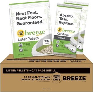 Tidy Cats Breeze Original Cat Litter Bundle Pack - 56oz