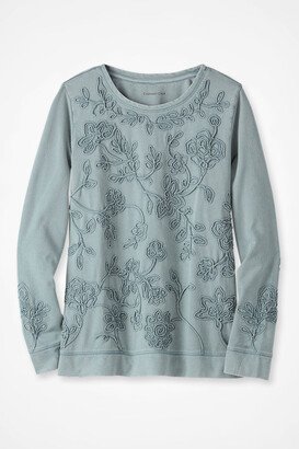 Women's Pikes Peak Sweatshirt - Spruce - PS - Petite Size