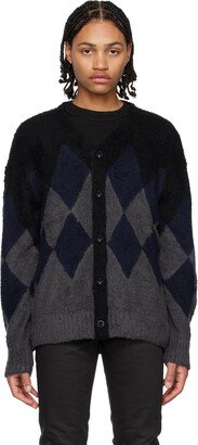 Mutlicolor Argyle Cardigan