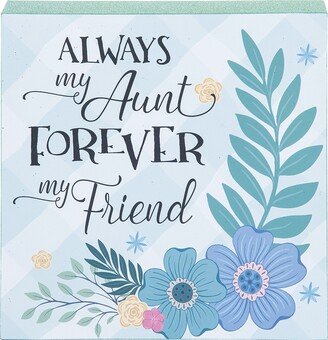 Always My Aunt Wooden Plaque