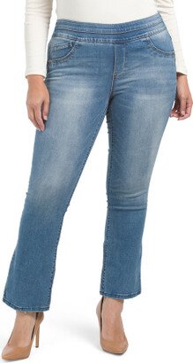 TJMAXX Plus Ab Solution High Rise Itty Bitty Bootcut Glider Jeans For Women