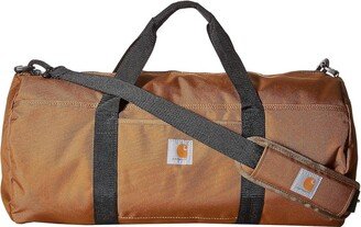 40L Lightweight Duffel + Utility Stash Pouch Brown) Handbags