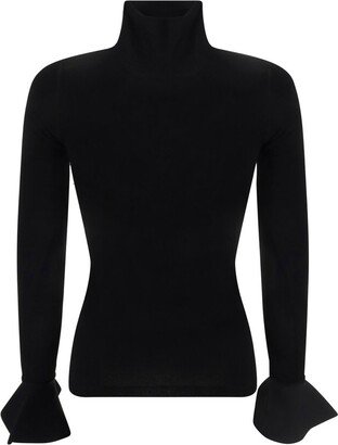 Turtleneck Knitted Jumper-AI