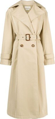 Half Seal` Logo Trench Coat