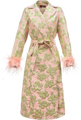 Andreeva Pink Jacquard Coat