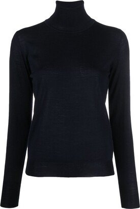 Roll-Neck Merino Jumper-AJ