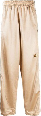 Advisory Board Crystals Press-Stud Satin Track Pants