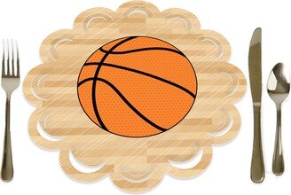 Big Dot Of Happiness Nothin' But Net Basketball Baby Shower or Birthday Party Table Chargers 12 Ct