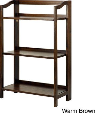 Stratford 3-shelf Folding Bookcase