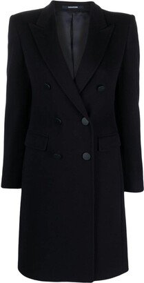 Double-Breasted Wool Coat-AT