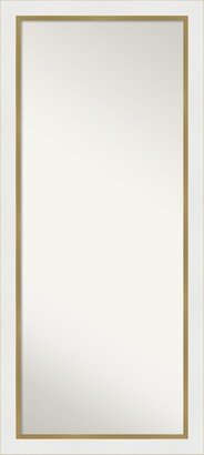 Eva Gold-tone Framed Floor/Leaner Full Length Mirror, 29.25