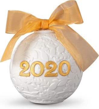 Collectible Figurine, 2020 Gold Christmas Ball