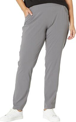 Plus Size Anytime Casual Pull-On Pants (City Grey) Women's Casual Pants