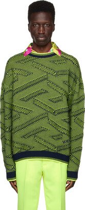 Green 'La Greca' Sweater