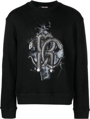 Mirror Snake-print sweatshirt