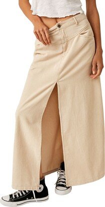 As You Are Corduroy Maxi Skirt