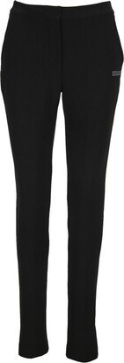 High-Waisted Slim Fit Pants-AA