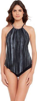 Jeannie Angelika Tankini (Black) Women's Swimwear