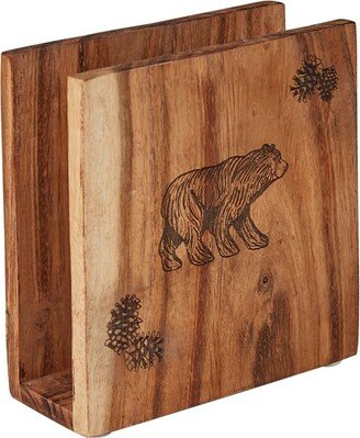 Park Designs Rustic Wood Napkin Holder