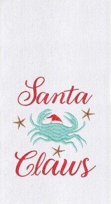 Santa Claws Flour Sack Kitchen Towel