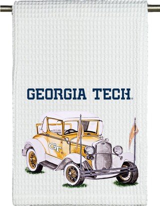 The Wreck Tea Towel - Ga Tech Gt Watercolor