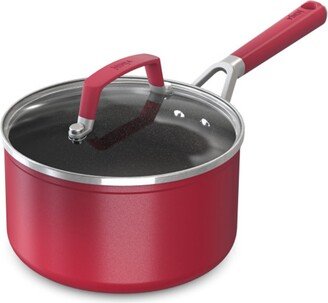 Foodi NeverStick Vivid 2.5 Quart Saucepan with Glass Lid