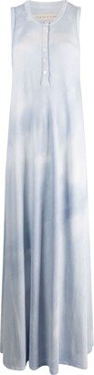 Christy tie dye-print cotton maxi dress