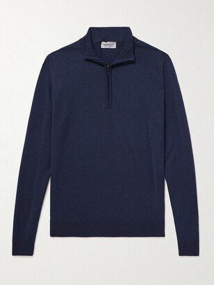 Tapton Slim-Fit Merino Wool Half-Zip Sweater-AB