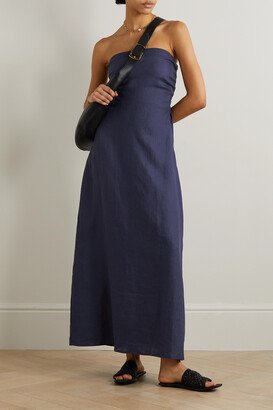 + Net Sustain Das Flores Strapless Linen Maxi Dress - Blue