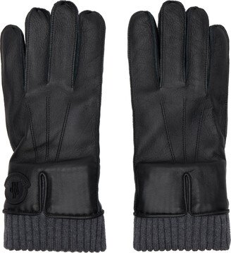 Black Leather Gloves-AB