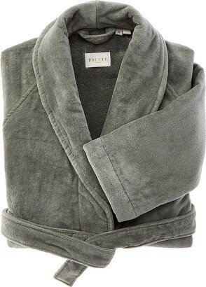 Velour Shawl Collar Robe-AG