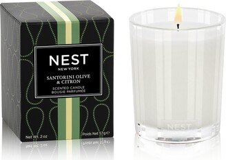 Santorini Olive & Citron Votive Candle, 2 oz.