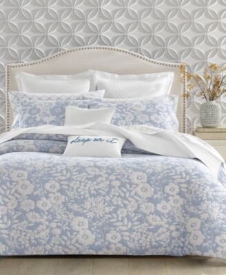 Silhouette Floral Duvet Cover Set