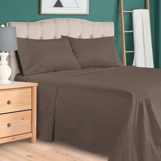 Miranda Haus Superior Egyptian Cotton Sateen 300-Thread Count Solid Sheet Set