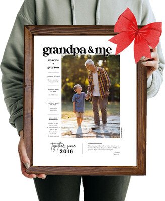 Personalized Christmas Gift, Custom Present For Grandpa, Handmade Gift Grandfather, Unique Printable Wall Art Papa, Him